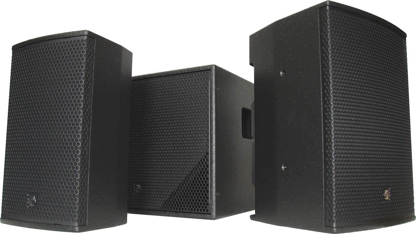 The range currently comprises three models: the ESP-8 and ESP-12 loudspeakers and the ESP-15S subwoofer