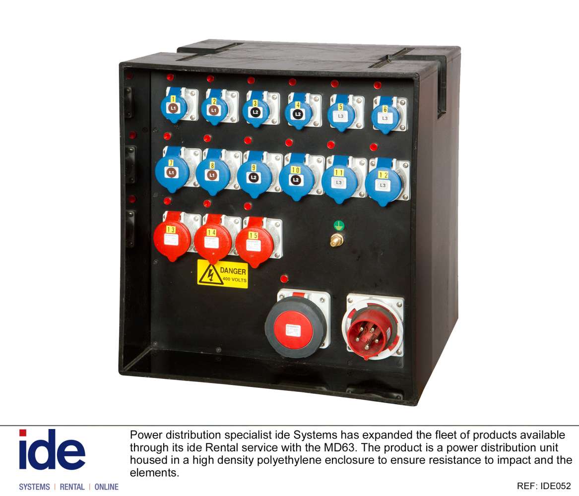The MD63’s polyethylene enclosure is designed to provide consistent performance and safety