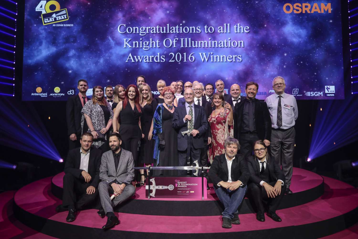 Winners and organisers of the 2016 KOI Awards