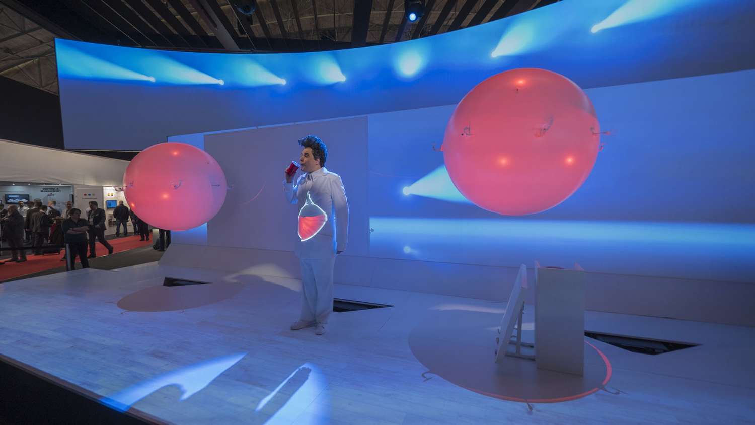 Painting with Light was commissioned by Panasonic to produce a high-impact multimedia live show for their stand