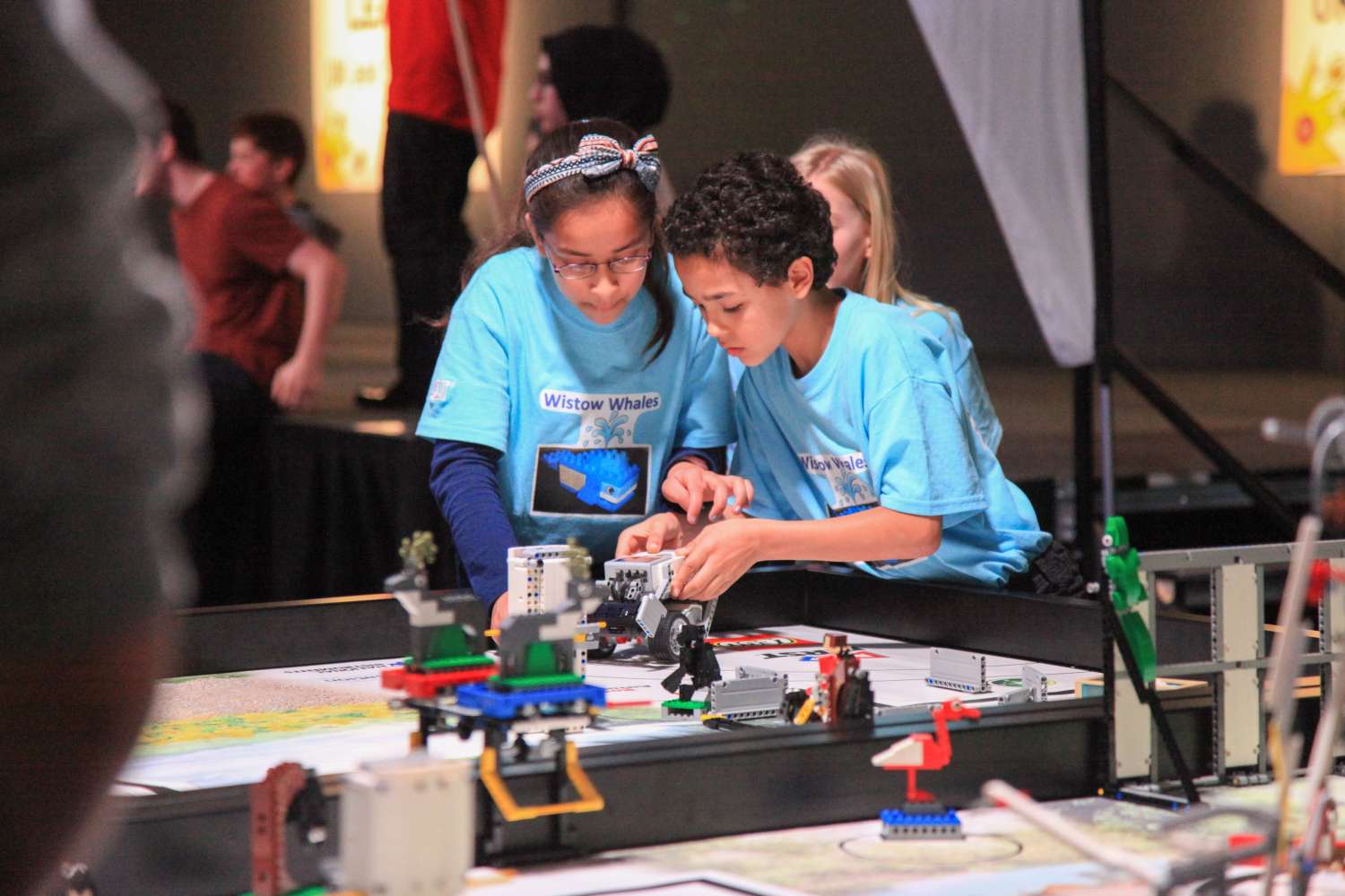 The finals of the FIRST Lego League Challenge: Animal Allies were held at Bristol University