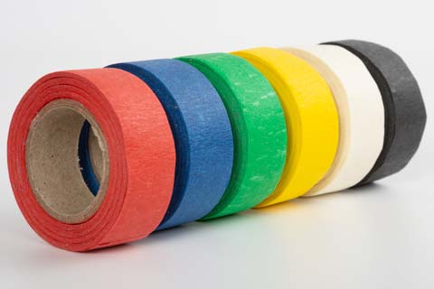 Paper-Tak comes in a range of colours, standard industry widths and lengths
