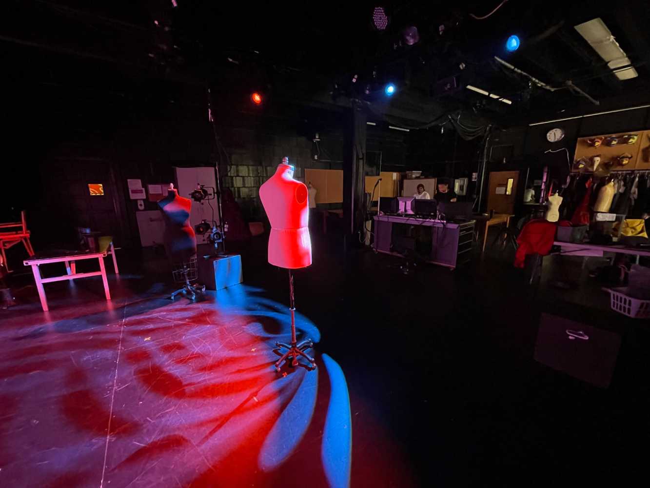 The School of Dramatic Arts’ light lab is a flexible space
