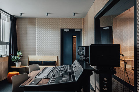 The six-room record production and teaching facility is an integral part of The Talent House