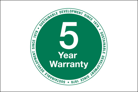 The new warranty programme covers both parts and labour.