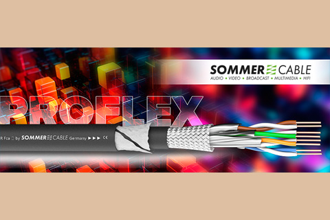 The Proflex cable is suited for use in live entertainment and studio applications