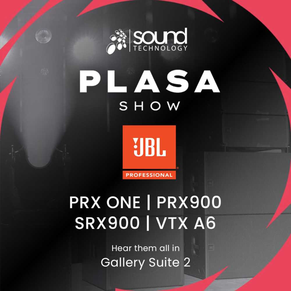 The showcase will include one of the UK’s first showings of the JBL VTX A6