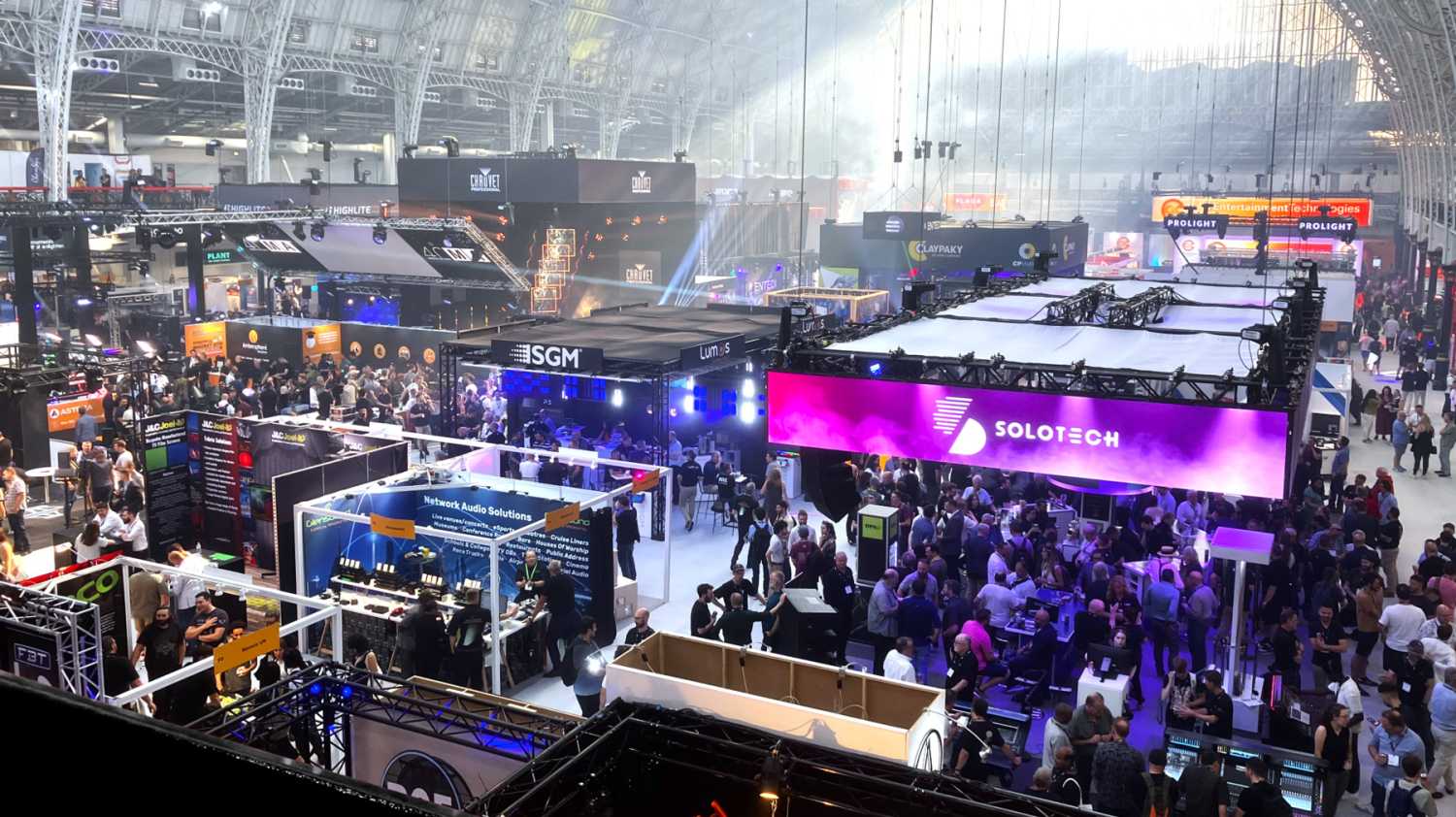 PLASA Show 2023 spanned a third more floor space with a striking 28% increase in visitors