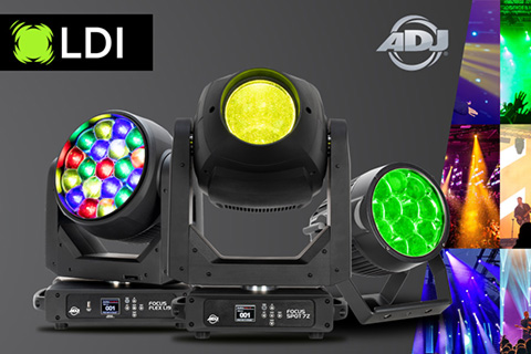 ADJ’s booth (#1443) will feature a lightshow designed by experienced concert LD Steve Kosiba