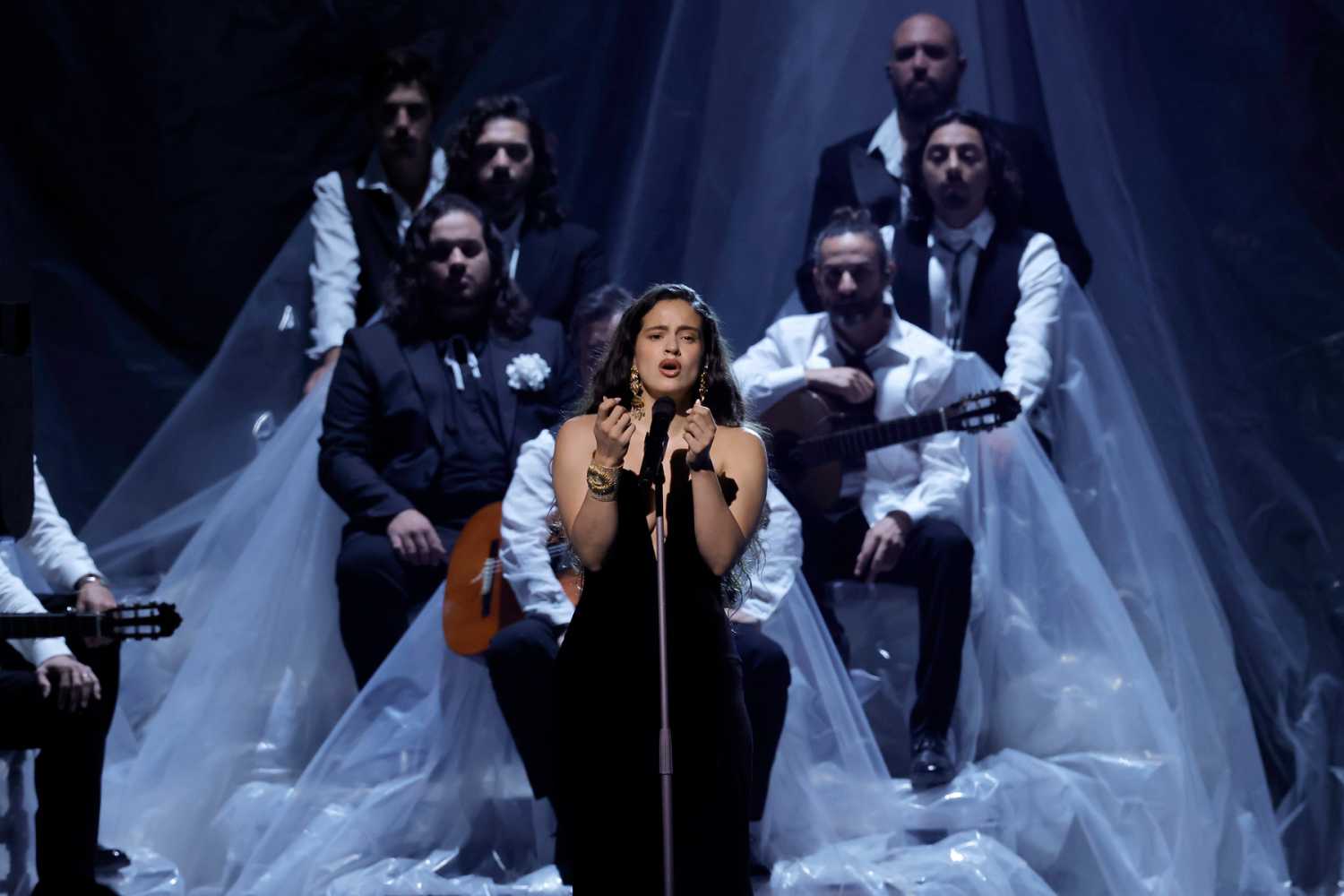 Rosalía performs onstage during the 24th Annual Latin Grammy Awards (photo: Kevin Winter/Getty Images for Latin Recording Academy)