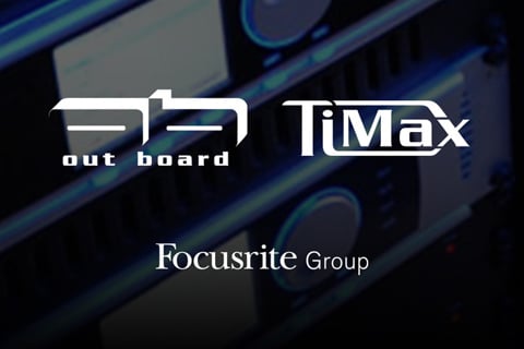 OutBoard and TiMax will join the Audio Reproduction division of the Focusrite Group alongside Martin Audio, Optimal Audio, and Linea Research