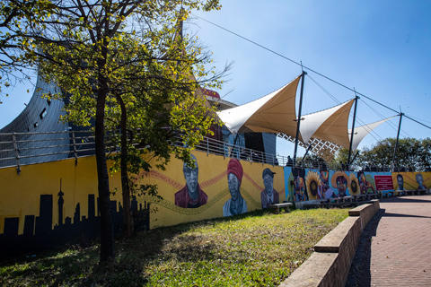 The Soweto Theatre stands provides a lively performing arts hub and forum (photo: Louise Stickland)