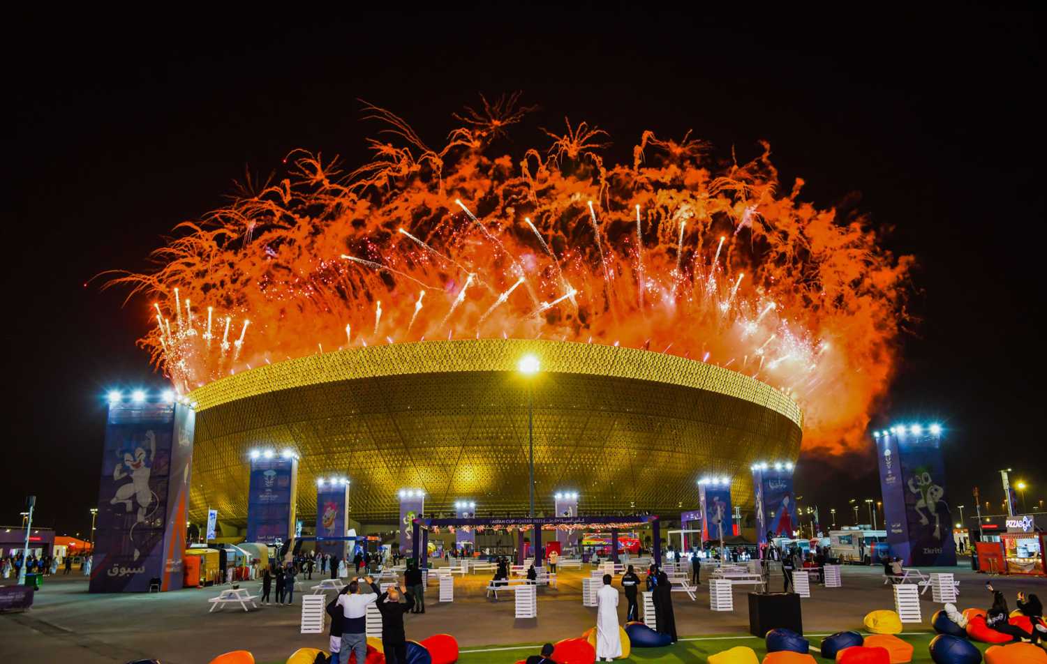 Lusail Stadium hosted the opening and final matches