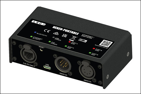 The new Nexen Portable - the latest addition to LSC’s family of Ethernet/DMX converters