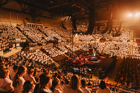 Over 2.5m children have been given the opportunity to perform in arenas worldwide