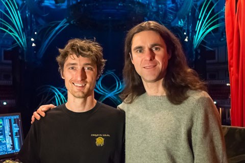 Matt Steuart (left) and system tech Sergiy Zhytnikov