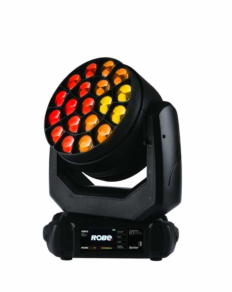 Frankfurt be the first European trade show and official launch for Robe’s Spiider LED wash beam moving light