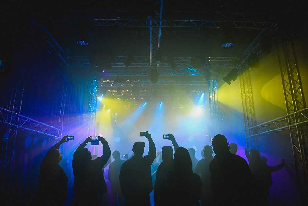 Guests were invited into the show room to see two stunning light shows