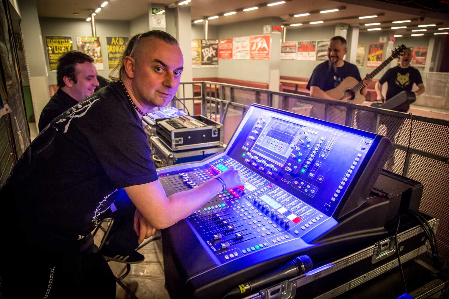 FOH engineer Marcin ‘Marcel’ Płoński (photo: Lukasz Kornafel)