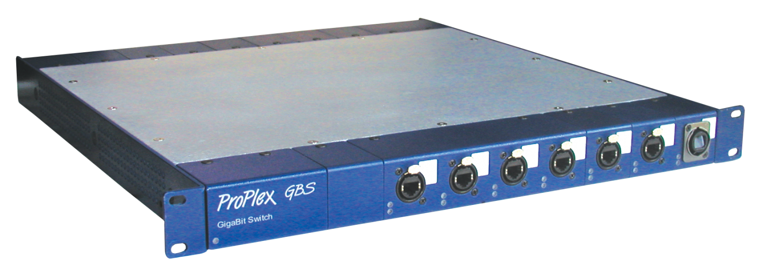 Integral to the show lighting’s networking and data distribution are four ProPlex GBS Gigabit switches