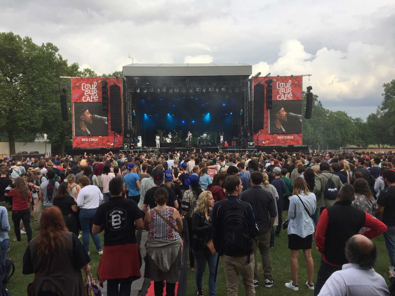 The-multicultural event has moved to a new venue in the park below the iconic Atomium in Brussels