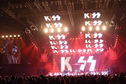 PRG are supplying a similar video rig as the Kiss tour continues in North America until September