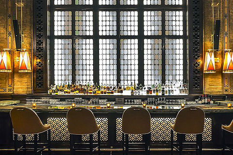 Bar and cocktail lounge Campbell Apartment, located in Grand Central Terminal in New York City