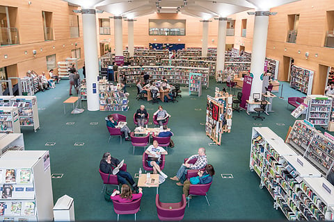 Jubilee Library is at the heart of a multi-million pound redevelopment scheme