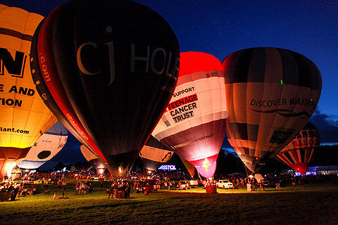 The Bristol International Balloon Fiesta - the biggest event of its kind in Europe.