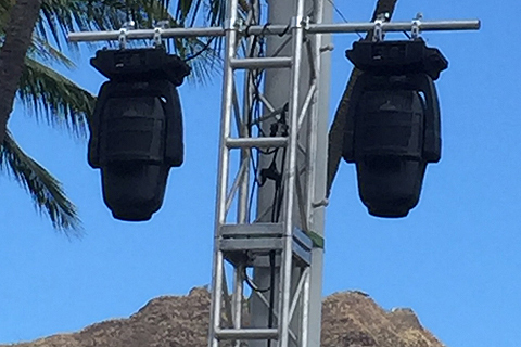 Eggshell’s Proteus Hybrid units made their Hawaiian debut at the Waikiki Shell in Honolulu