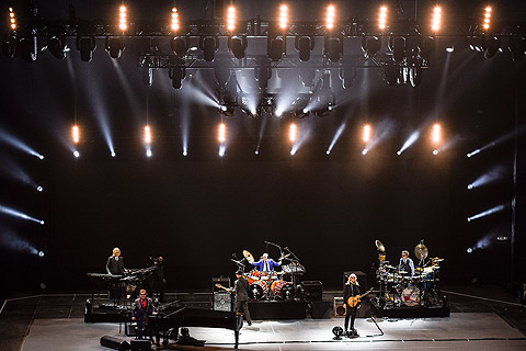 Elton played a number of UK dates this summer, including the First Direct Arena in Leeds