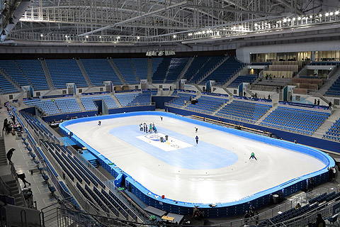 The sound system for the Gangneung Ice Arena was designed and supplied by Inter-M Corporation