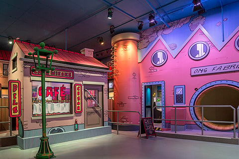 Comics Station Antwerp indoor theme park is a colourful celebration of creativity