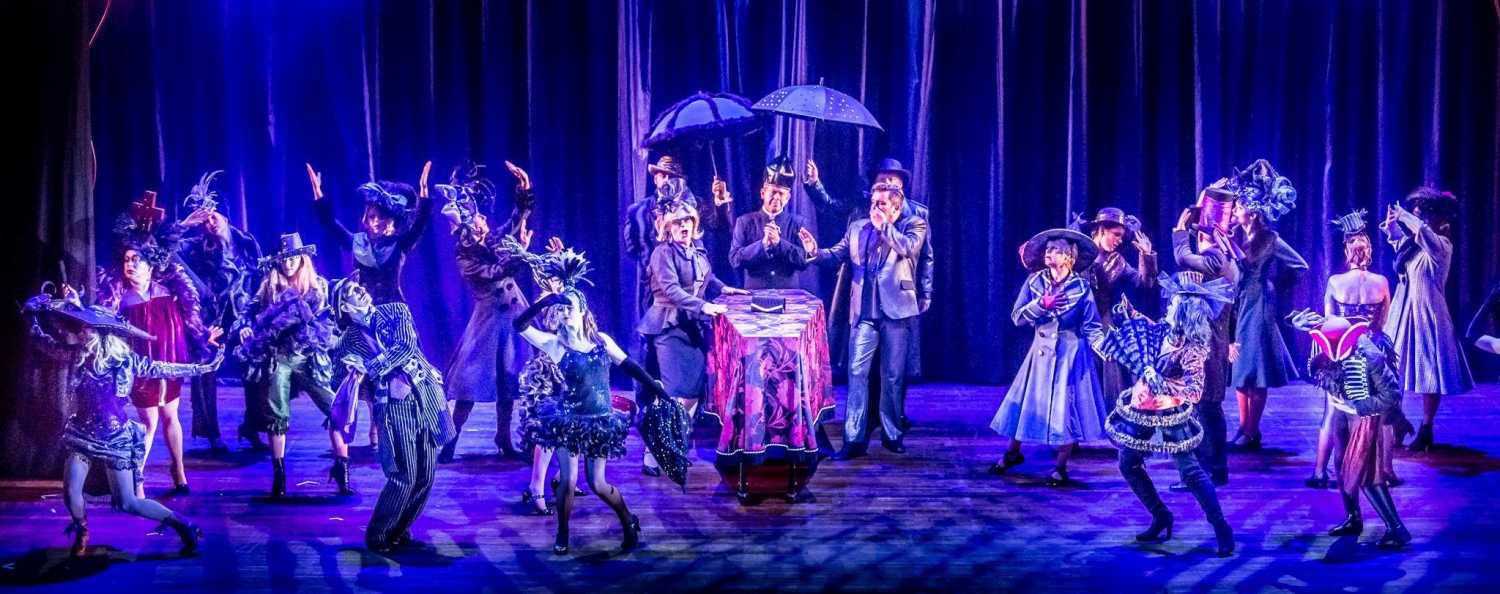 The funeral scene from Priscilla, Queen of the Desert (photo: John Grey)