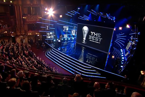 The event was filmed live in front of a star-studded audience at the London Palladium