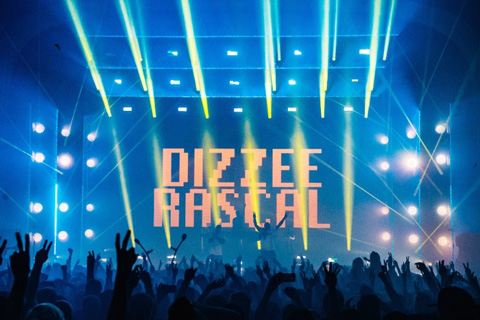 GLP lights champion of hip-hop Dizzee Rascal