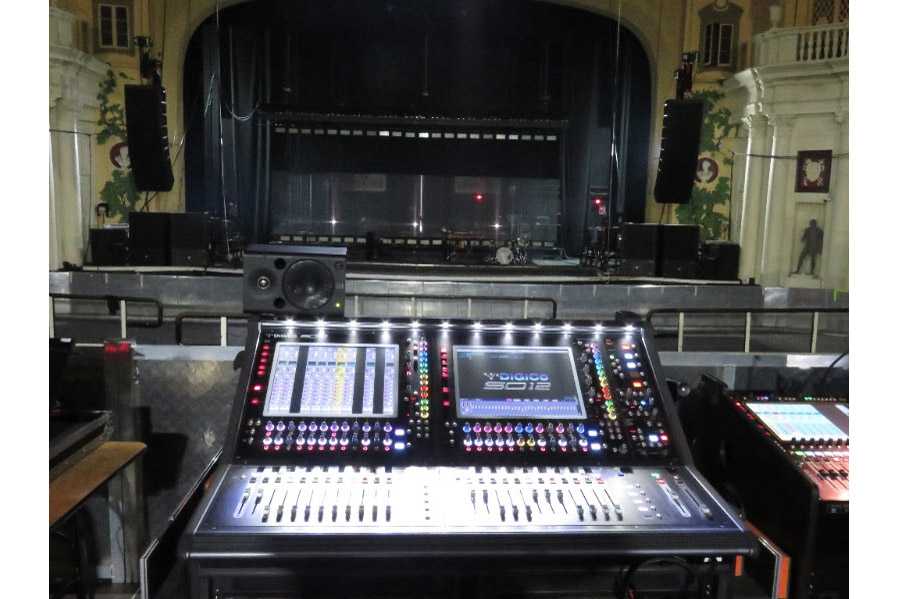 DiGiCo desks are employed at Front of House and on monitors