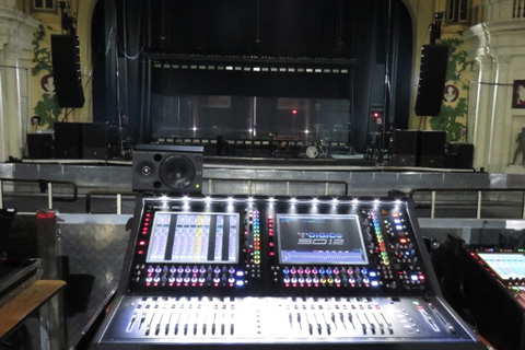 DiGiCo desks are employed at Front of House and on monitors