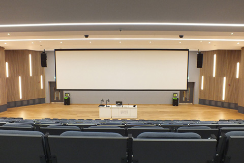 The sound requirements were part of a major refurbishment of two lecture spaces