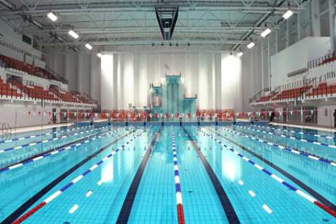 At the centre of Zatoka Sportu is the first 50m indoor swimming pool to be built in Łódź