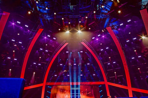 The event was set in the round in Hamburg’s Mehr! Theatre