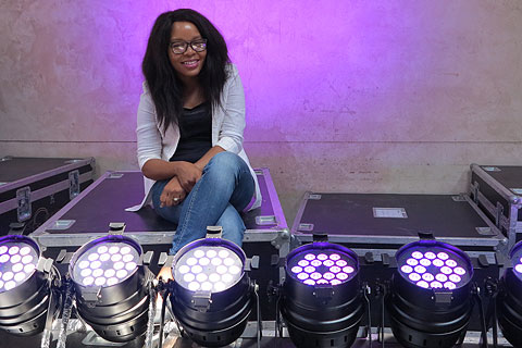 Phumzile Sibanyoni started working in the events industry in 2014