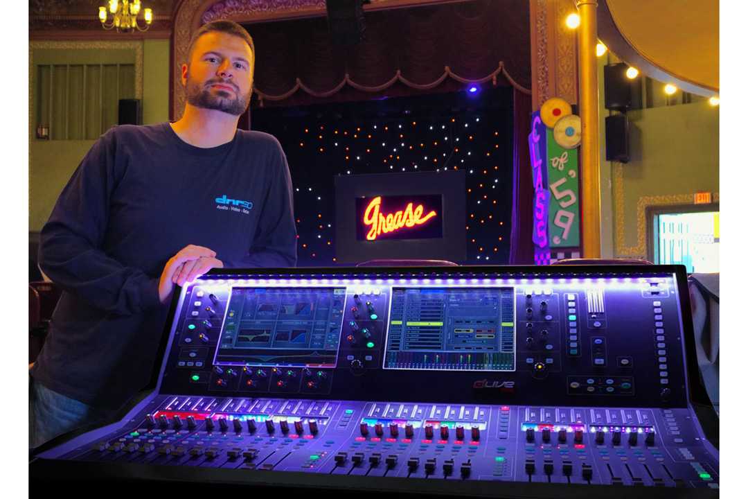 Ian Jones and the Allen & Heath dLive S5000 at the Thomaston Opera House