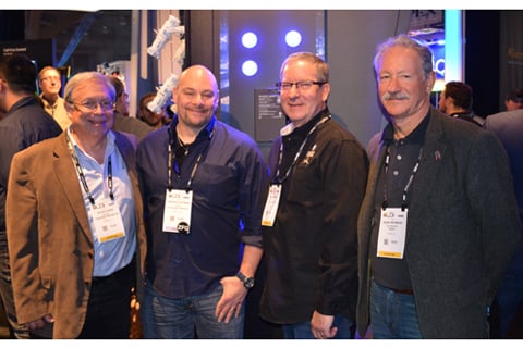 Herrick Goldman (second from left) with BTS Board members Jules Lauve, Rick Rudolph and Eddie Raymond