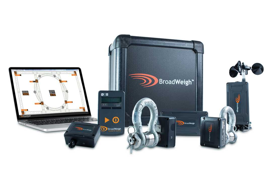 The rigging division’s end-to-end systems include wireless load monitoring solutions from BroadWeigh