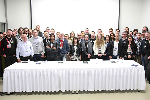 Delegates on board A38 Ship, at EPFE 17, Budapest