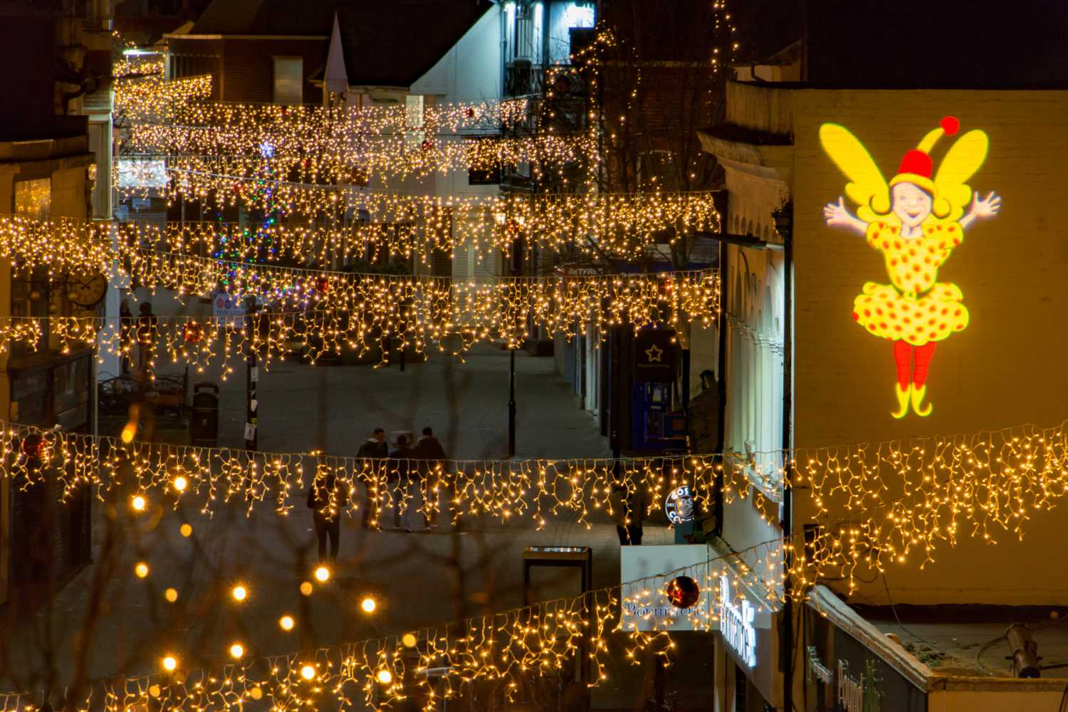 The display ran throughout the festive period