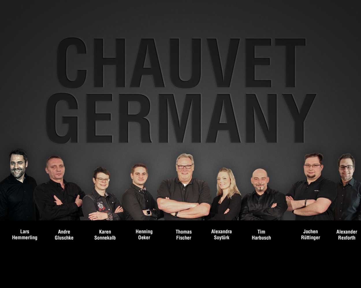 The Chauvet Germany team, headed by Thomas Fischer