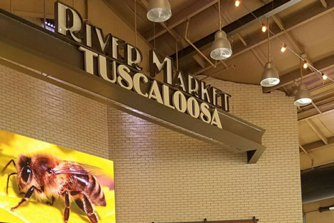 The FLEXLite NXG LED video system has revitalised the digital experience at the Tuscaloosa River Market