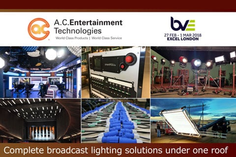 AC-ET will show a spread of broadcast lighting technology